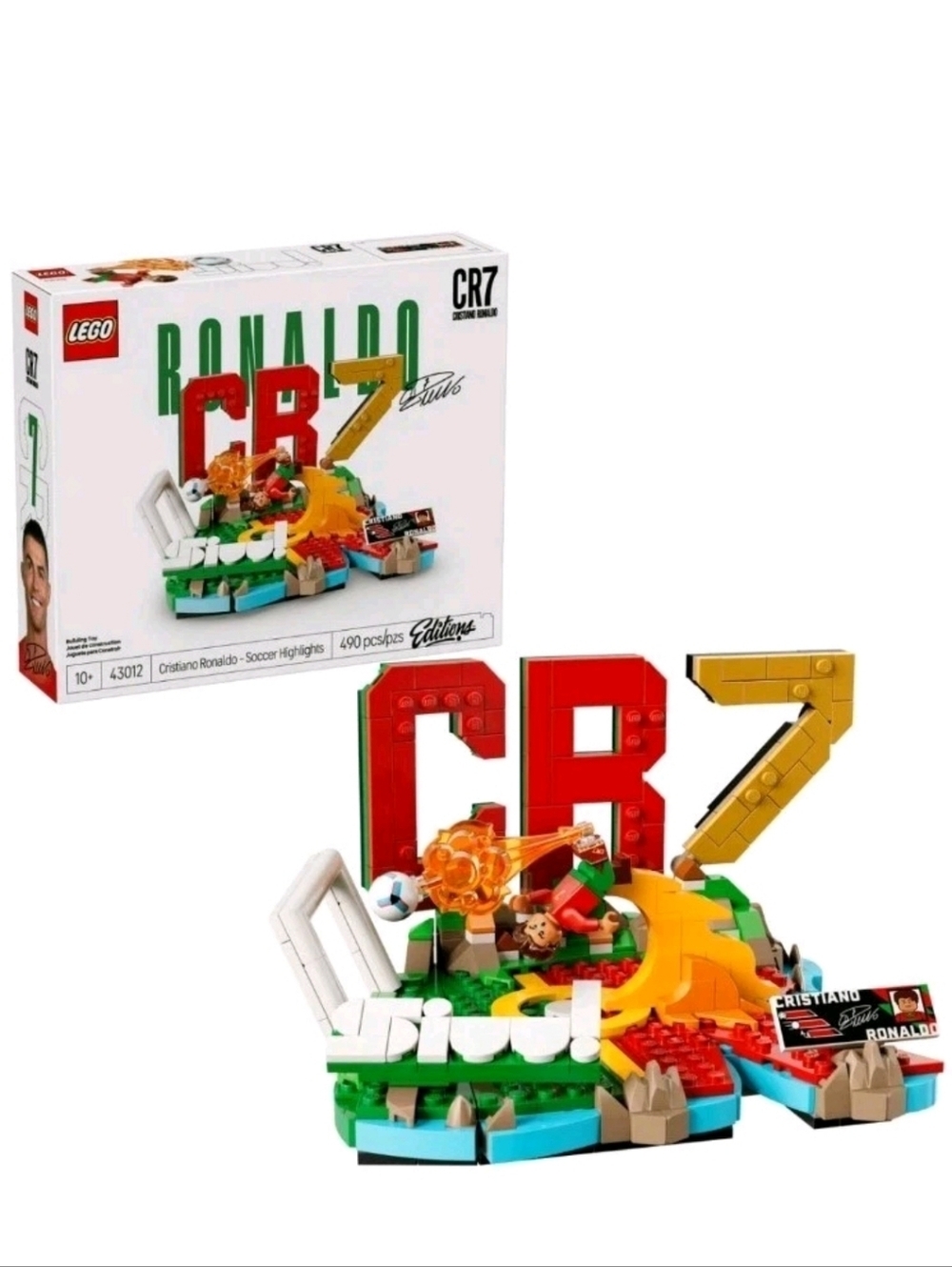 Cristiano Ronaldo CR7 Highlights LEGO FIFA World Cup 2026 Lego Set 490 Pcs